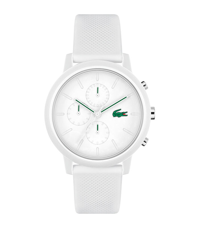Lacoste.12.12 CHRONO wit op wit silicone 2011246 image number 0