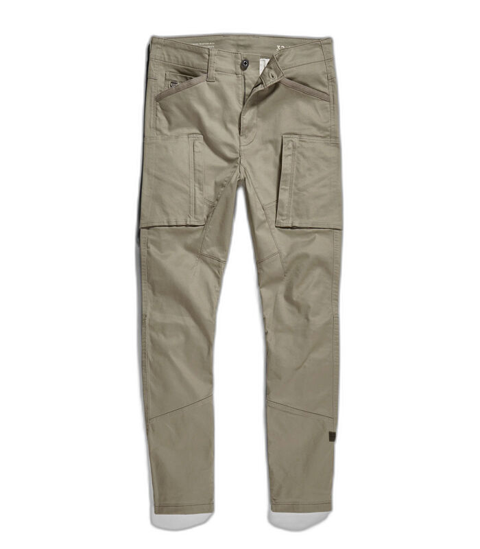 Pantalon cargo skinny 3D avec poche zippée image number 0