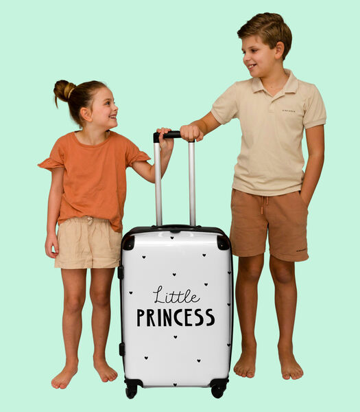 Handbagage Koffer met 4 wielen en TSA slot (Quote - Meisje - Prinses - Little Princess)