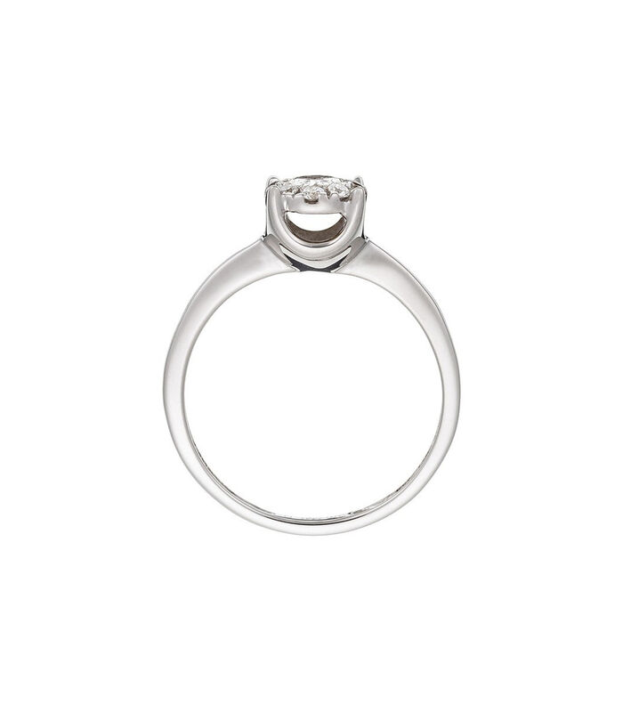 Ring 'Luciana' witgoud en diamanten image number 3