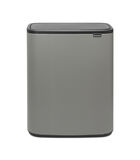 Bo Touch Bin, 60L - Mineral Concrete Grey image number 0