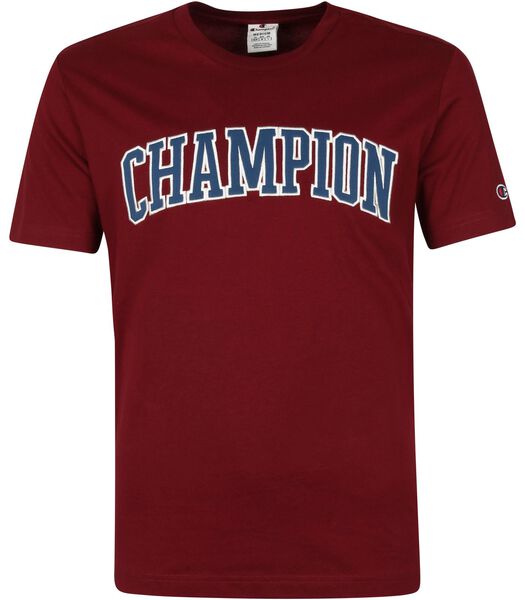 Champion T-Shirt Logo Bordeaux