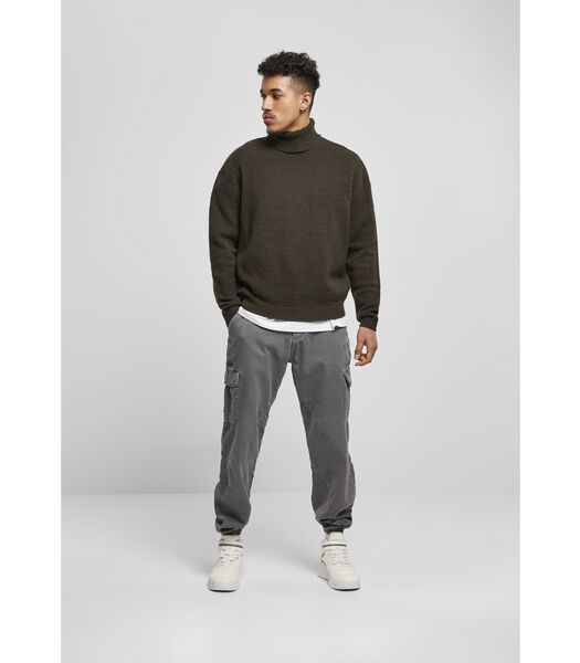 Pullover oversized roll neck