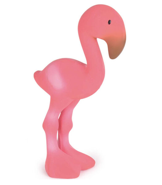 Natuurrubber rammelaar Flamingo