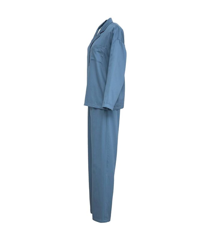 Lange pyjama gewassen katoenen satijn  , Palerme image number 4