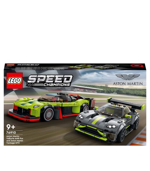 Speed Champions 76910 Aston Martin Valkyrie AMR et Vantage GT3