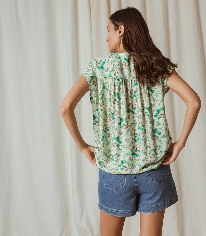 BLOUSE PRINT BOUGAINVILLIER image number 3