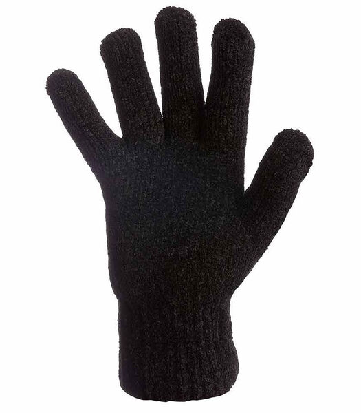Thermo Handschoenen Dames Chenille Zwart