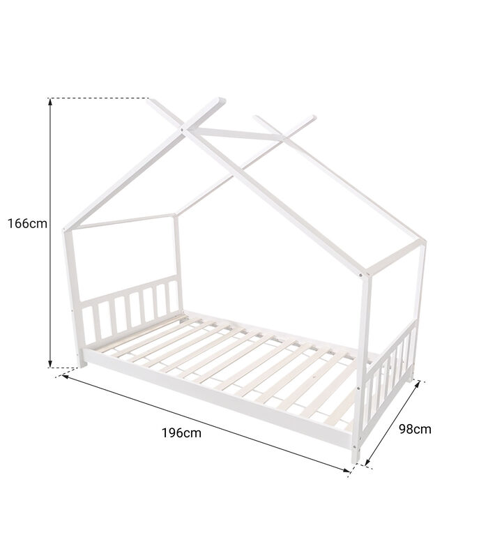 GASPARD houten bed voor kinderen 190x90cm image number 4