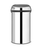 Touch Bin, 60 litres - Brilliant Steel image number 0