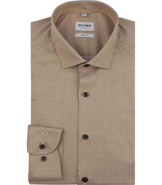 OLYMP Chemise Level 5 Extra Long Sleeves Stretch Beige