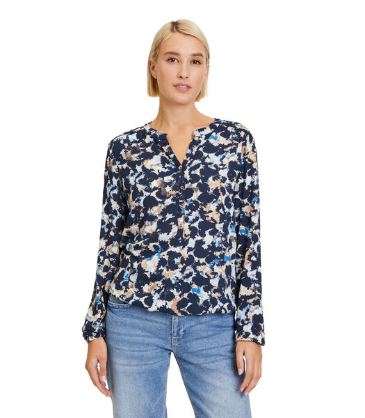 Blouse in shirtstijl met print