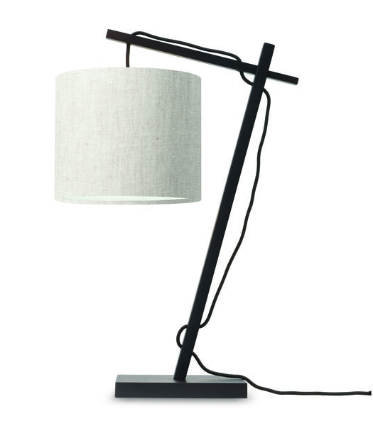Lampe de table Andes - Bambou Noir/Naturel - 30x18x46cm