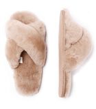 Dames Dove Crossover Slippers image number 2