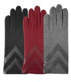 Handschoenen van gerecyclede Fleece - Rood image number 2