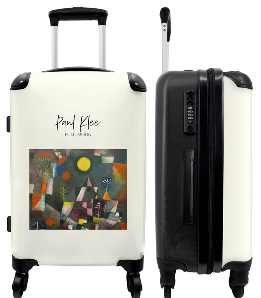 Bagage à main Valise avec 4 roues et serrure TSA (Art - Paul Klee - Composition - Couleurs)