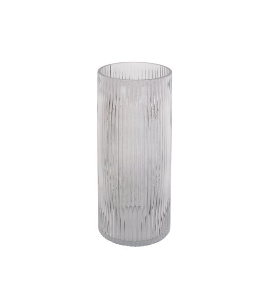 Vase Allure Straight - Gris foncé - Ø12x30cm