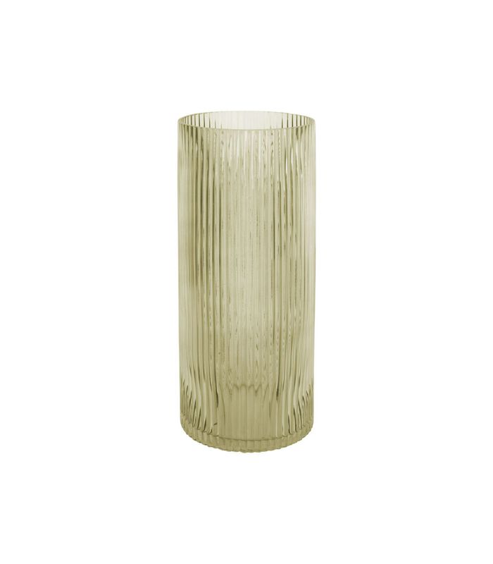 Vase Allure Straight - Vert mousse - Ø12x30cm image number 0