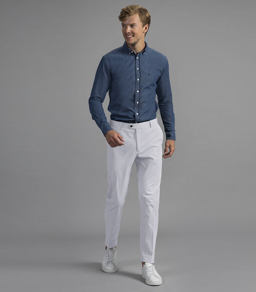 Laurent Vergne - Pantalon chino en coton - Blanc