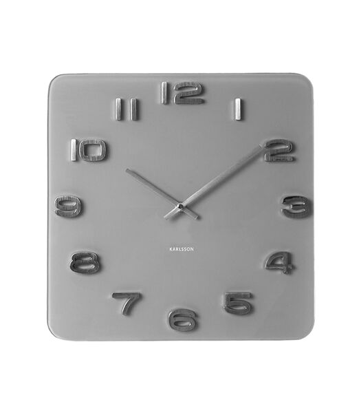 Horloge murale Vintage - Gris - 35x35cm