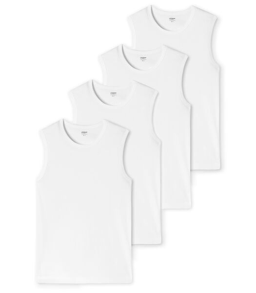 4 pack Basic - onderhemd 