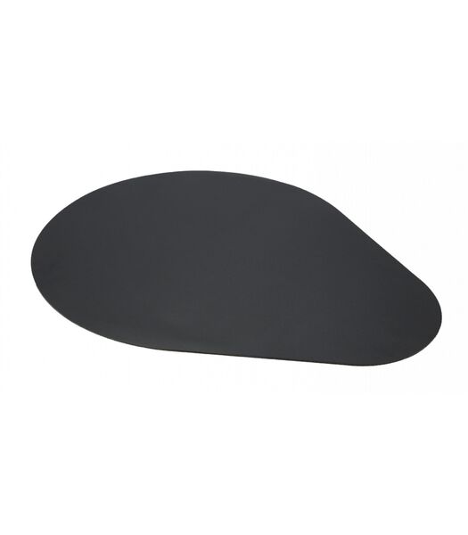 Set de table Moments en cuir noir 45 x 36 cm