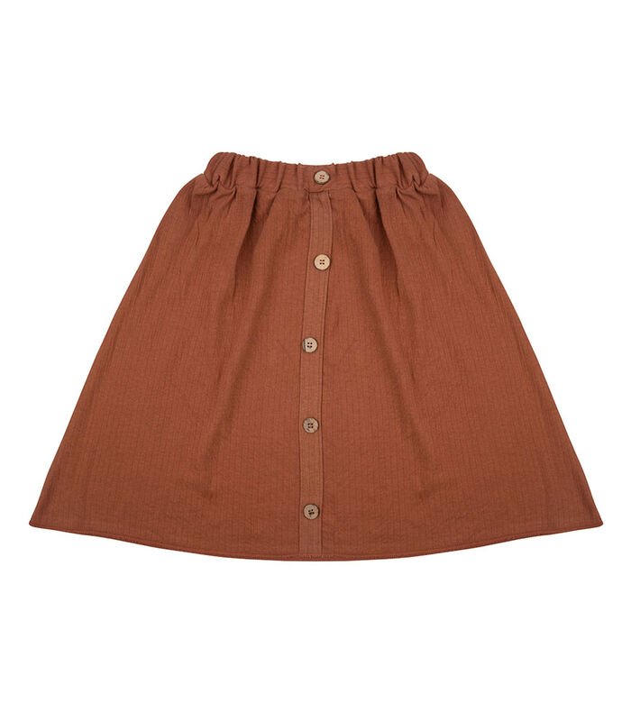 Maxi Skirt - Amber Brown - 4-5 jaar / bruin image number 0
