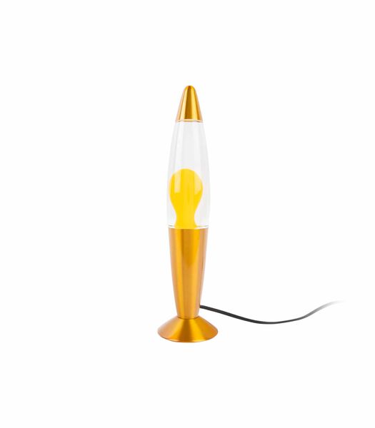 Tafellamp Funky Rocket Lava - Geel - Ø8.6x35.5cm