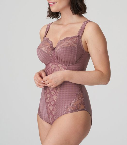 MADISON Satin Taupe volle cup body