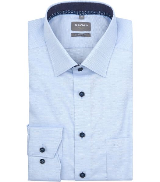 OLYMP Chemise Luxor Coupe Confort Bleu Clair