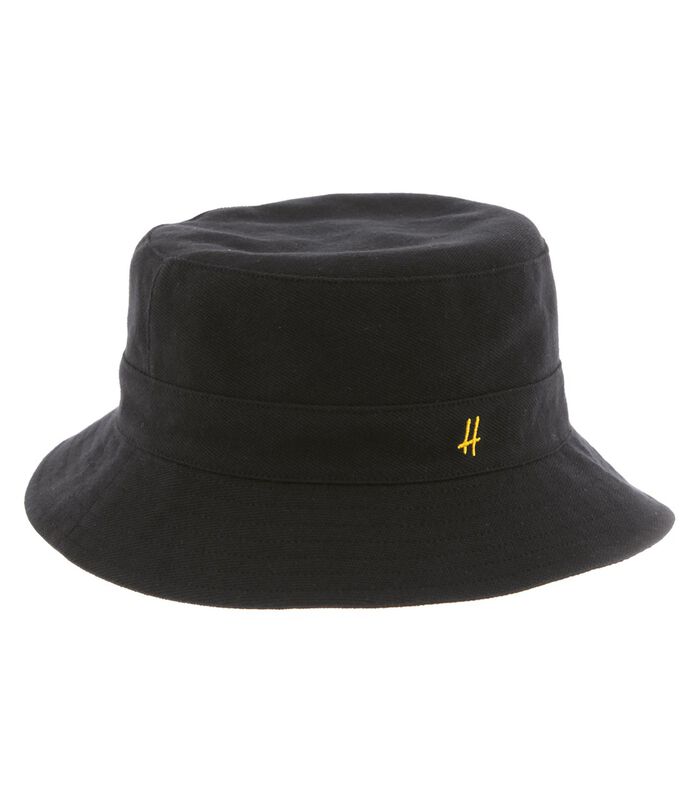 DOCHEN - Eenkleurige bob-hoed van pique katoen image number 1