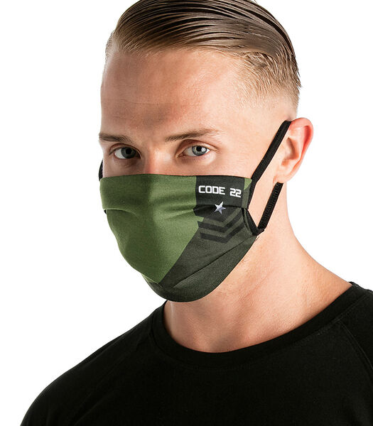 Masque de protection mixte C22 kaki