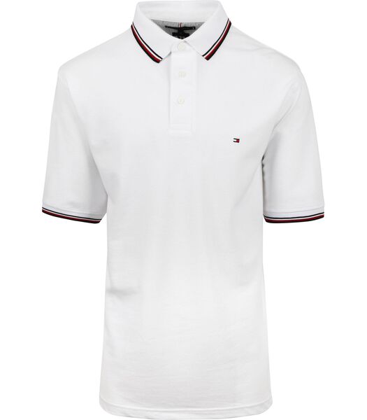 Tommy Hilfiger Polo Big And Tall Blanche