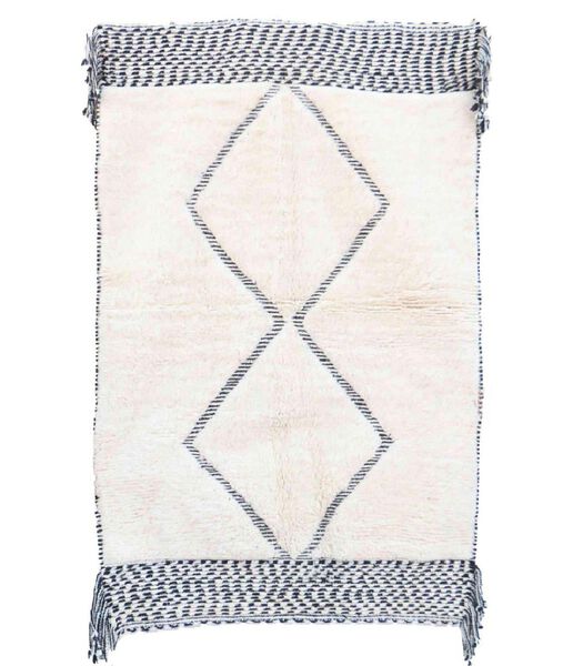 Marokkaans berber tapijt pure wol 136 x 213 cm