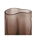 Vase Allure Wave - Marron chocolat - 9,5x27cm image number 4