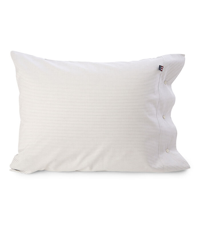 Pin Point Gray/White Pillowcase image number 0