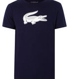 Lacoste Sport T-Shirt Jersey Donkerblauw image number 4