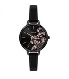 Leren FLEURETTE horloge - ME010257 image number 0