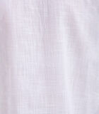Top blanc à manches longues brodées en coton biologique image number 4