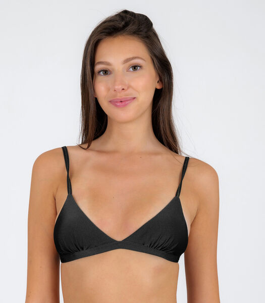 Bikinitop Driehoekig topje Shimmer-Black Tri-Fixo UPF 50+