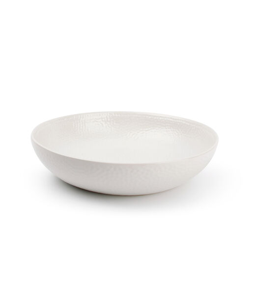 Assiette creuse 21,5xH5cm blanc Mielo - (x4)