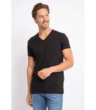 V-Hals Dean T-Shirt (2Pack) Zwart image number 1