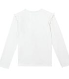 Oeko-Tex T-shirt met lange mouwen en ballerina-opdruk image number 1