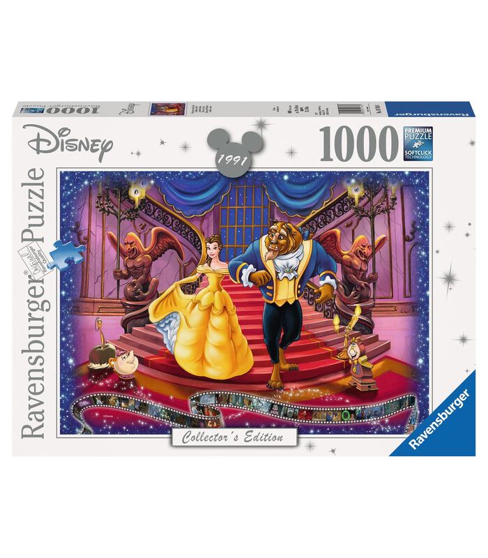 Puzzel Disney The Beauty And The Beast - Legpuzzel - 1000 Stuks image number 0