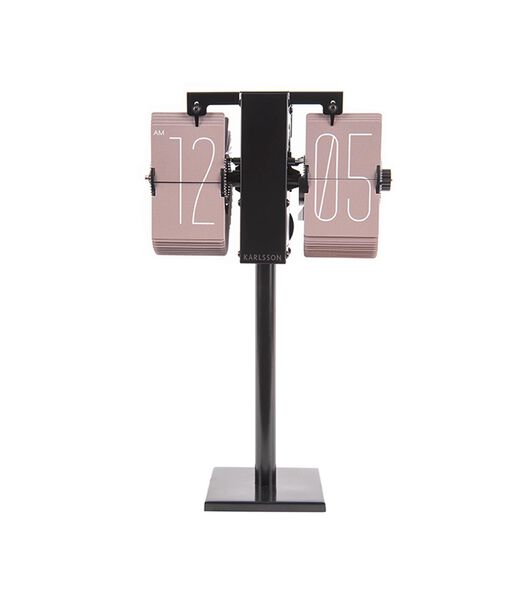 Flip Clock No Case Mini - rose - 20.6x7.5x13.9cm
