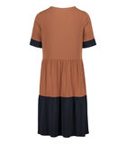 Jersey jurk met colour blocking image number 3