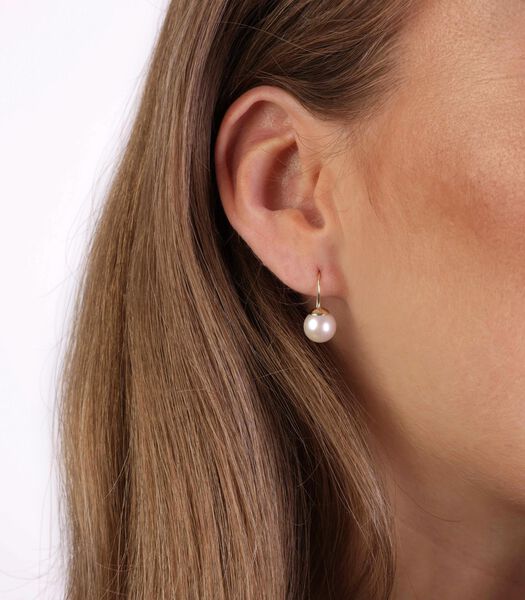 Femmes - Pendentif d'oreille sans placage - Perle