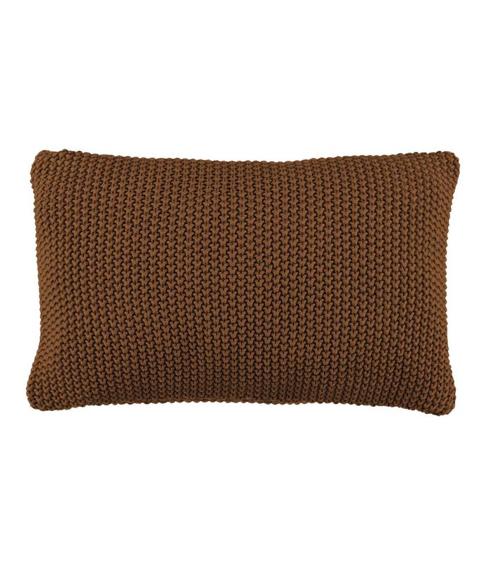NORDIC KNIT - Coussin - Toffee Brown image number 0