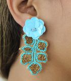Boucles d'oreilles 'Cha-Cha Turquoise' image number 1