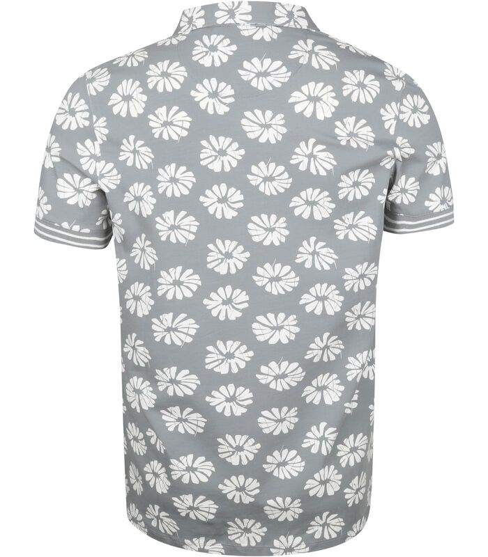 M35 Polo Print Groen image number 3